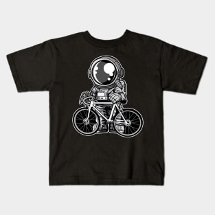 Astronaut Bicycle Kids T-Shirt